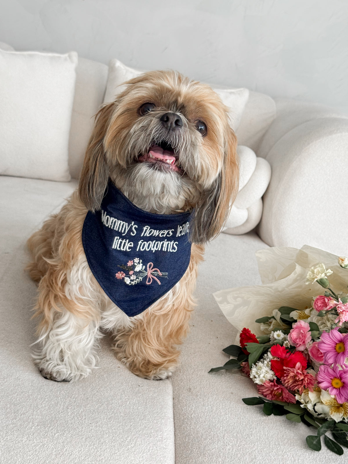 Bandana Mommy´s Flowers